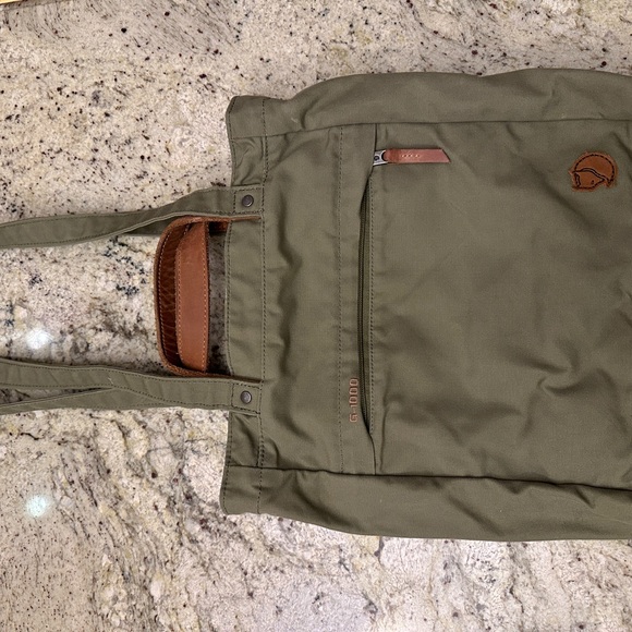 Fjallraven Handbags - Fjallraven Olive Green Messenger Bag